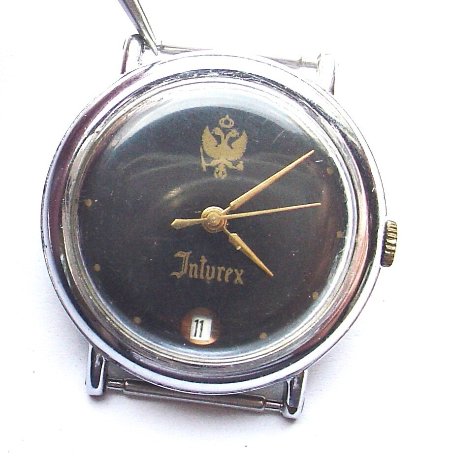 Raketa “Lnturex” With Double-Headed Eagle Russian Soviet Watch Calendar Serviced