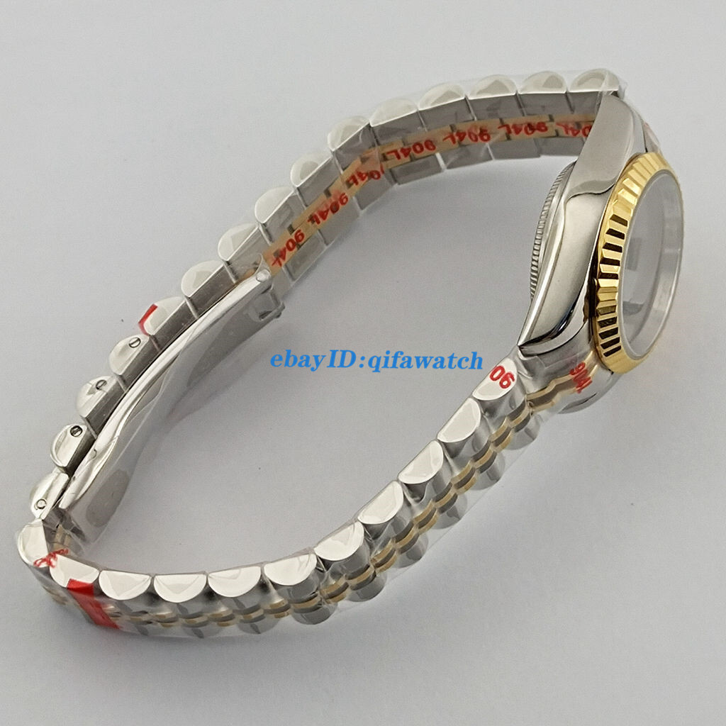 26mm silver gold woman watch dial hands case sapphire glass NH05 NH06 movement