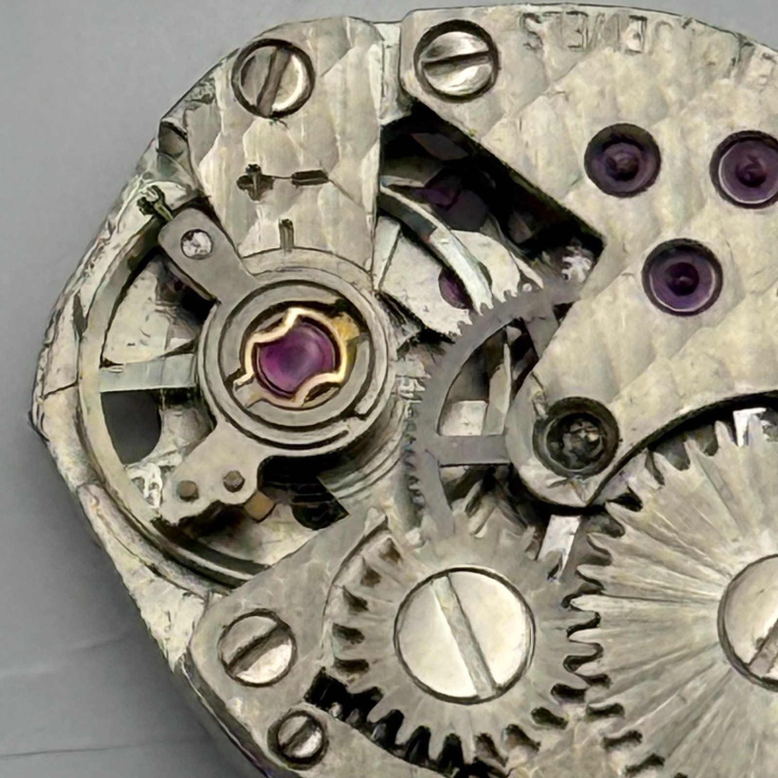 FHF 69-21 Watch Movement Swiss Manual Wind Vintage Parts Repair 15.3mm