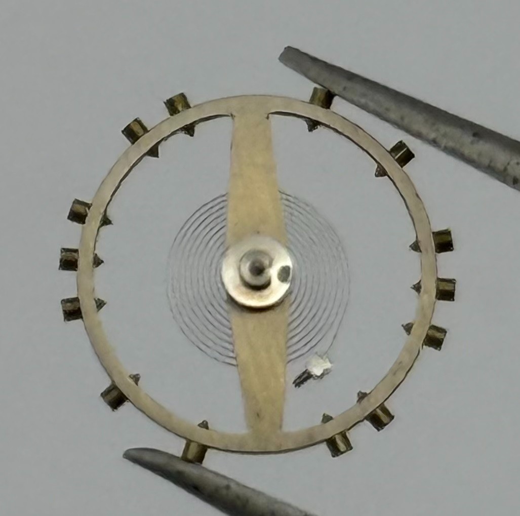 UT 721 N Unitas Balance Wheel Complete Spring 10½-11½’’’ 199/560 Watch Parts NOS