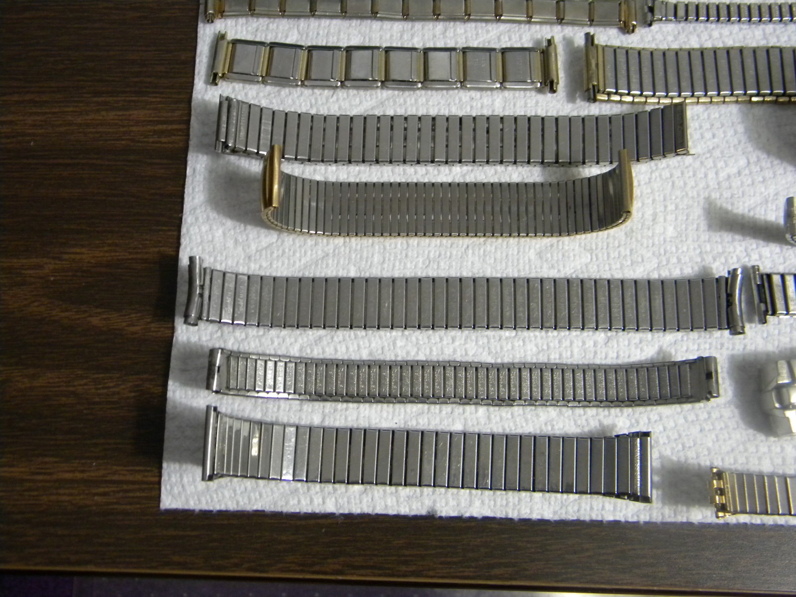 Lot of 27 Men’s Ladies Stainless Steel or Other Wrist Watch Bands and Parts #1