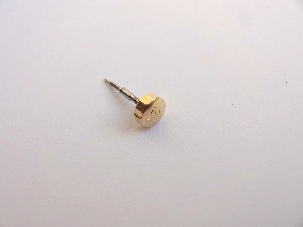 Baume & Mercier Gold Crown Stem ESA9162 ESA9164 F300Hz Tuning Fork (ref 575C)