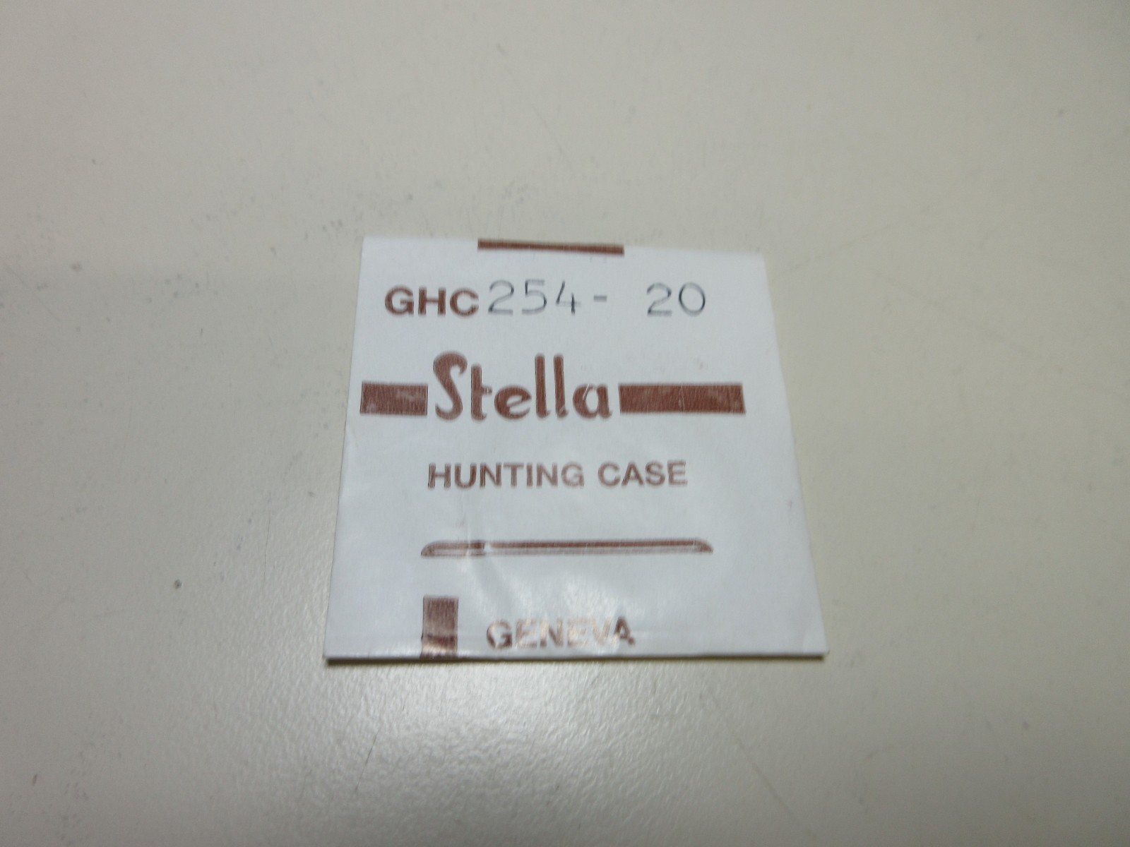 STELLA ROUND WATCH CRYSTAL GHC 254-20 HUNTING CASE WATCHMAKER REPLACEMENT #367