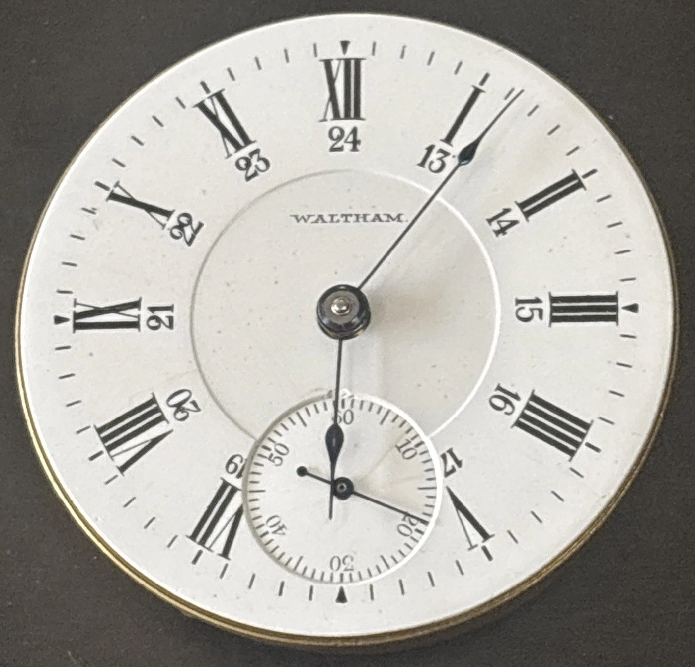 Waltham Watch Co. 7 Jewel Working Pocket Watch Grade No 1 Model 1883 Size 18