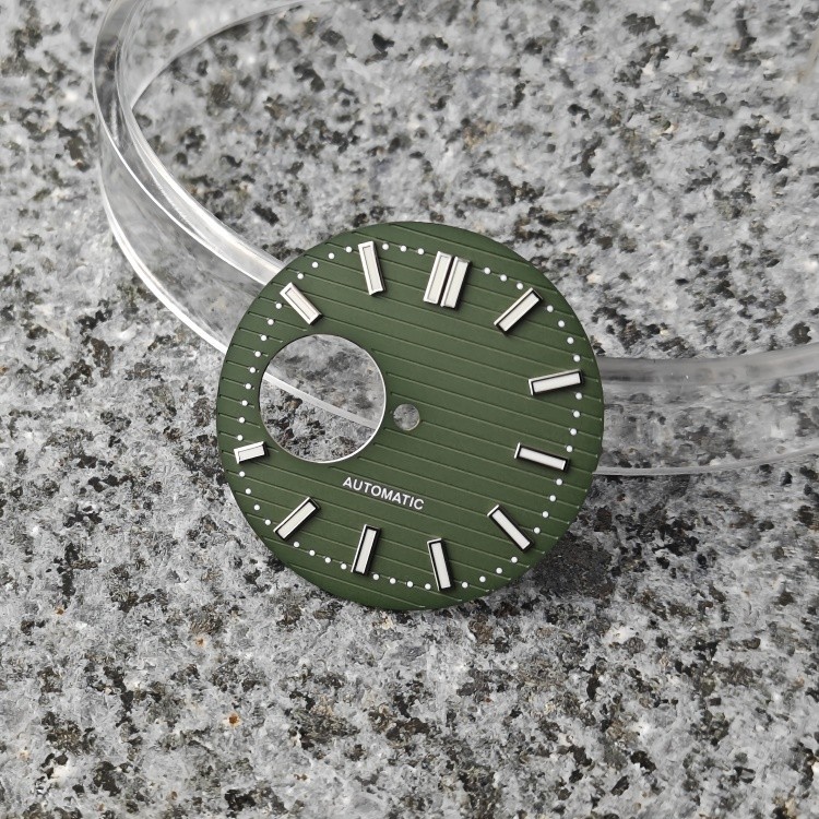 NH38 dial 29.8mm skeletonized coffee green lume fit NH35-NH38-NH36-NH70 movement