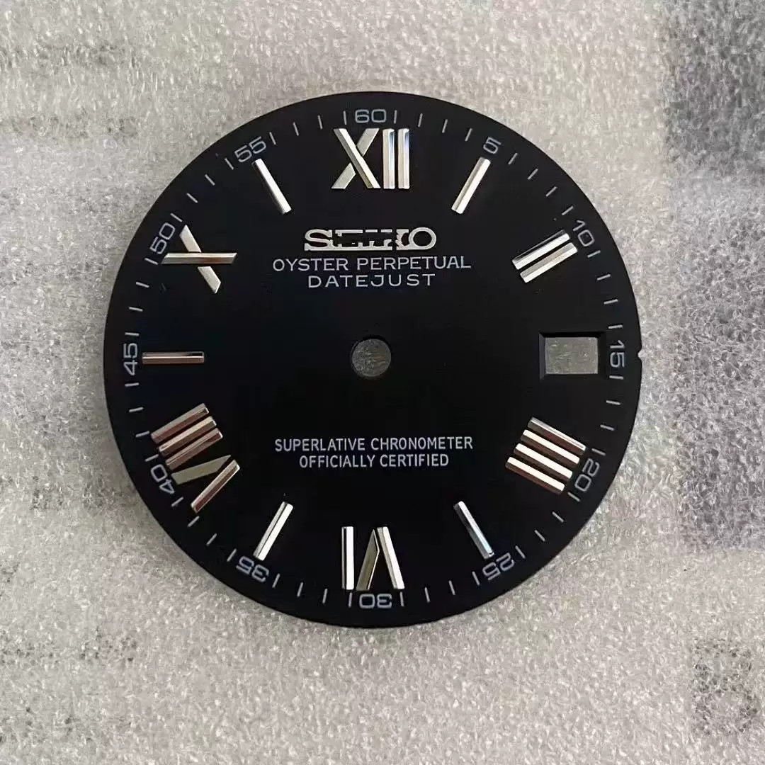 28.5mm Sun Pattern Watch Dial No Luminous For Nh35 Nh36 Movement Watch Parts
