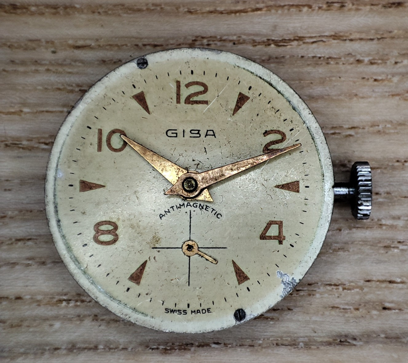 gisa Watch movement – 26.6 mm – for parts and spares