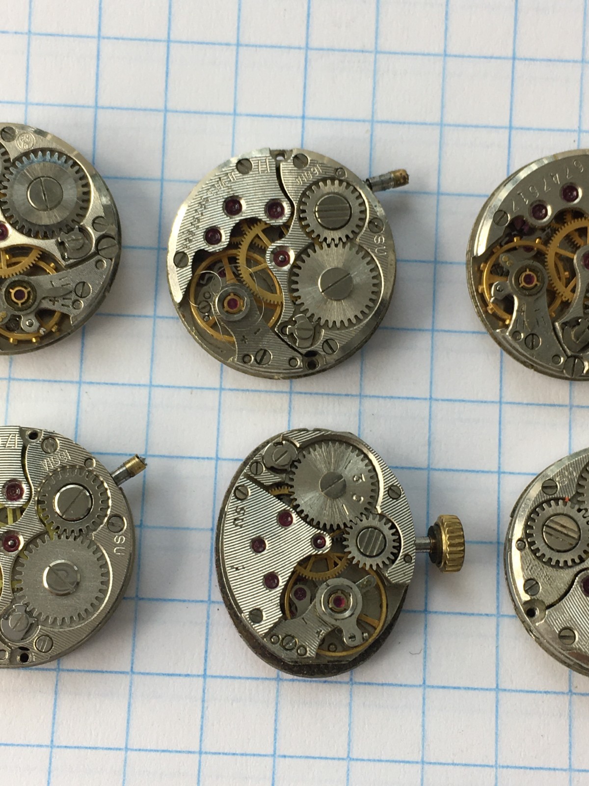 MOVEMENTS (20pcs) FOR Women’s WRIST WATCH Chaika Vintage USSR for parts
