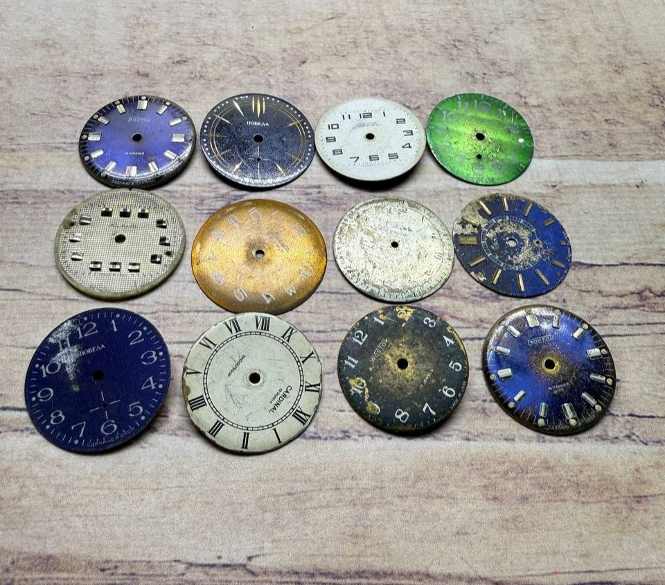 Dial for Soviet mechanical wristwatches of various types, Raketa and other USSR