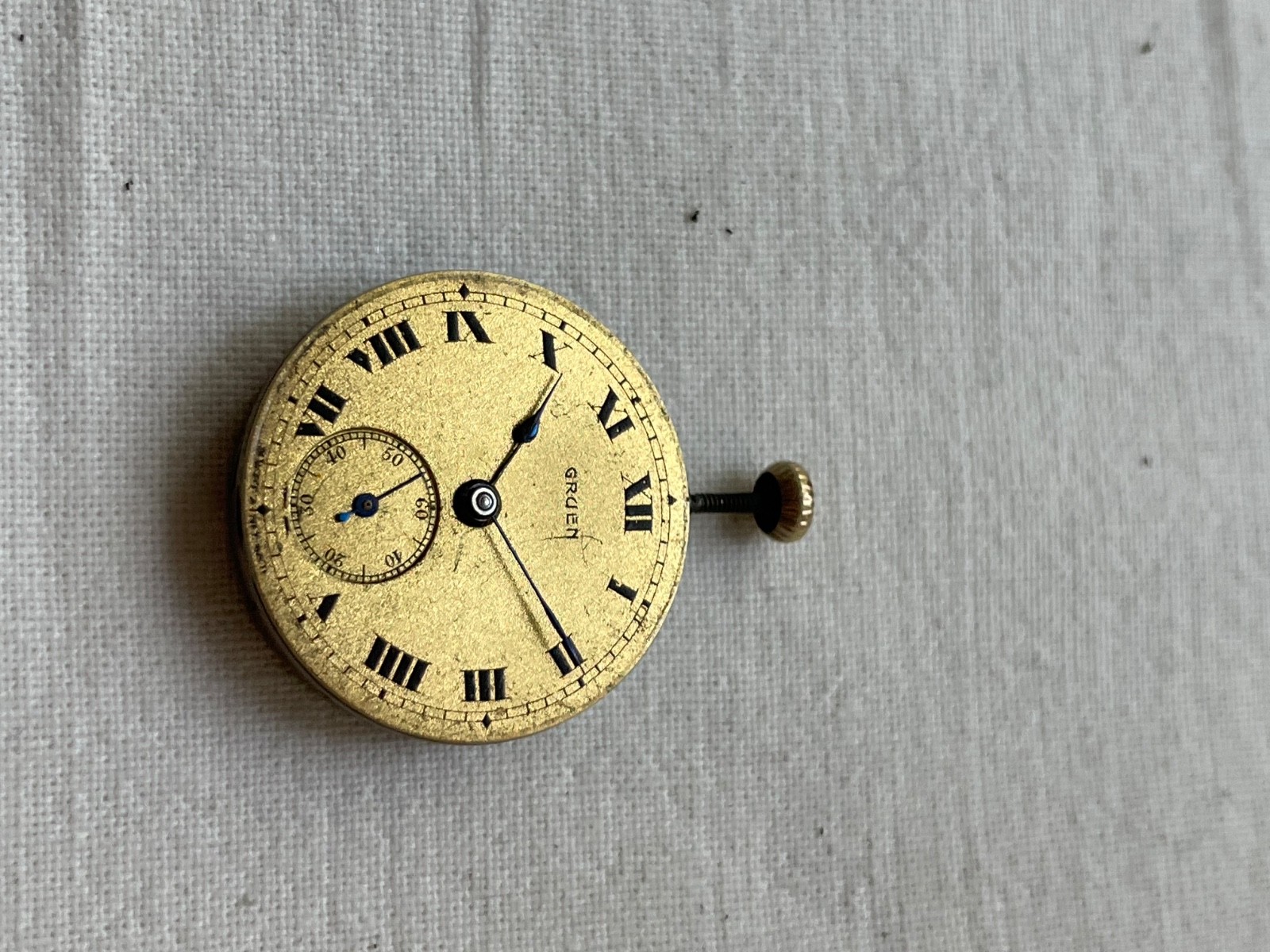 Gruen 15 jewels nice dial – movement for watch AS IS, lot0308