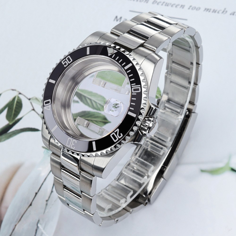 FEIYASHI Sapphire 40mm Steel NH35 Watch Case For Seiko NH35 Miyota 8215 Movement