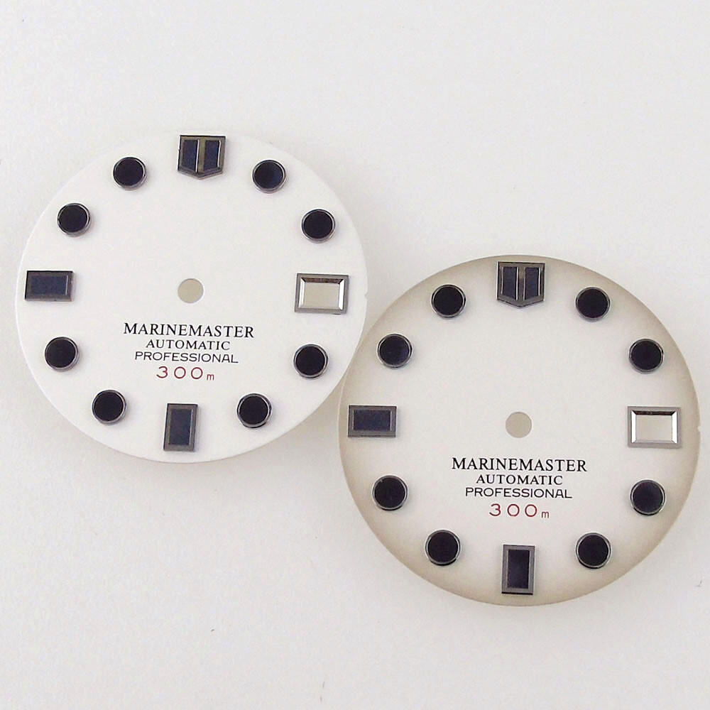 28.5mm Black White Green Watch Dial For NH35A NH36A 3 3.8 4.1 o’clock Crown