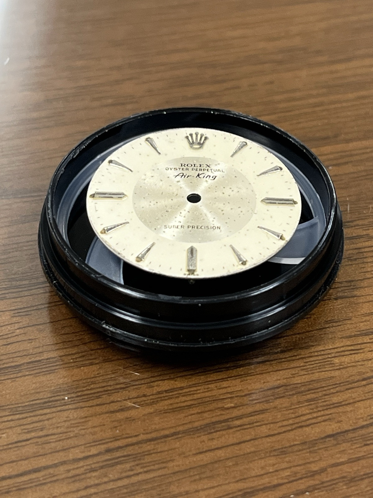 100% Orig RARE vintage Air King 1950s Rolex 5500 Super Precision Bullseye Dial