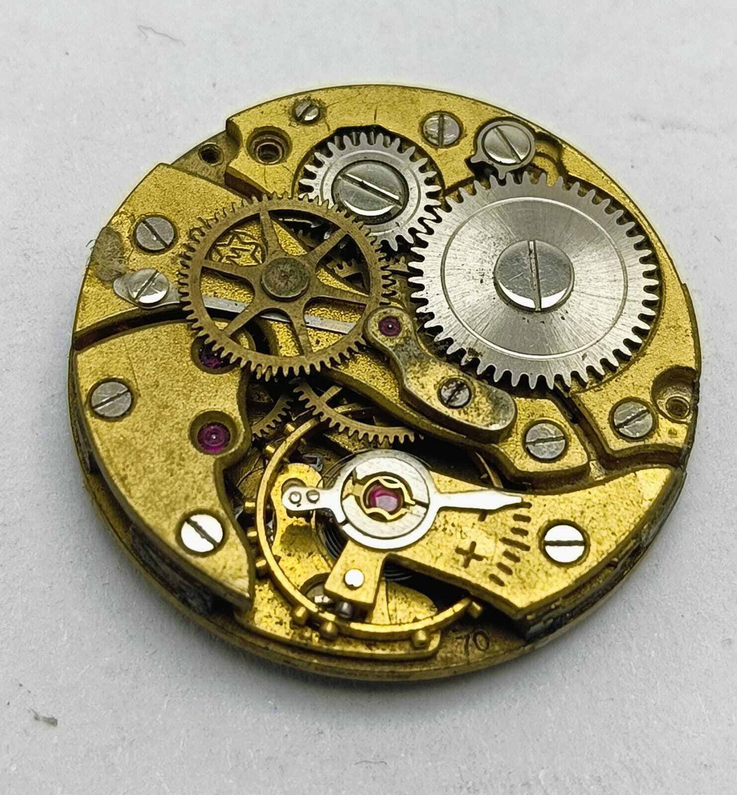 West End Watch Manual Winding 7071 Vintage Watch Movement for Parts