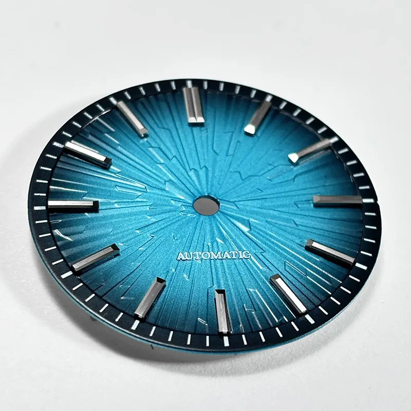 Gradient 28.5mm Texture Dial Blue Lume for NH35NH38 Movement