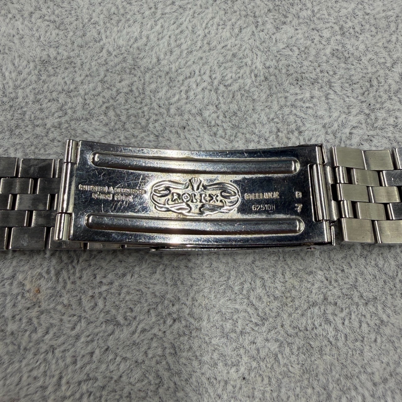 ROLEX Link Jubilee bracelet 62510H 555 SS 21Link 100%Authentic C8156
