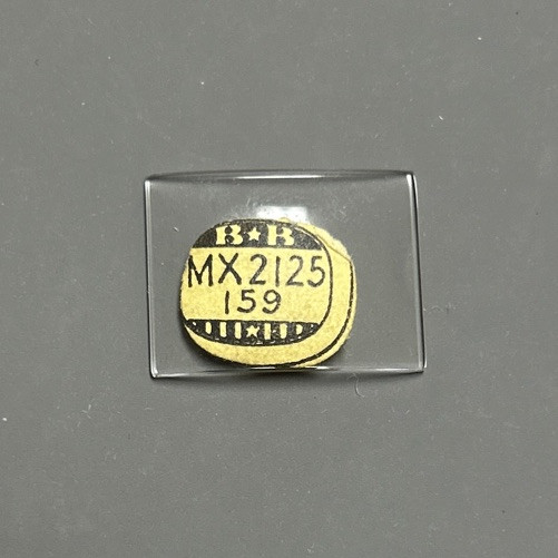 BB Glass Watchmaker Rectangle Watch Crystal Part #MX2125 #159 NOS