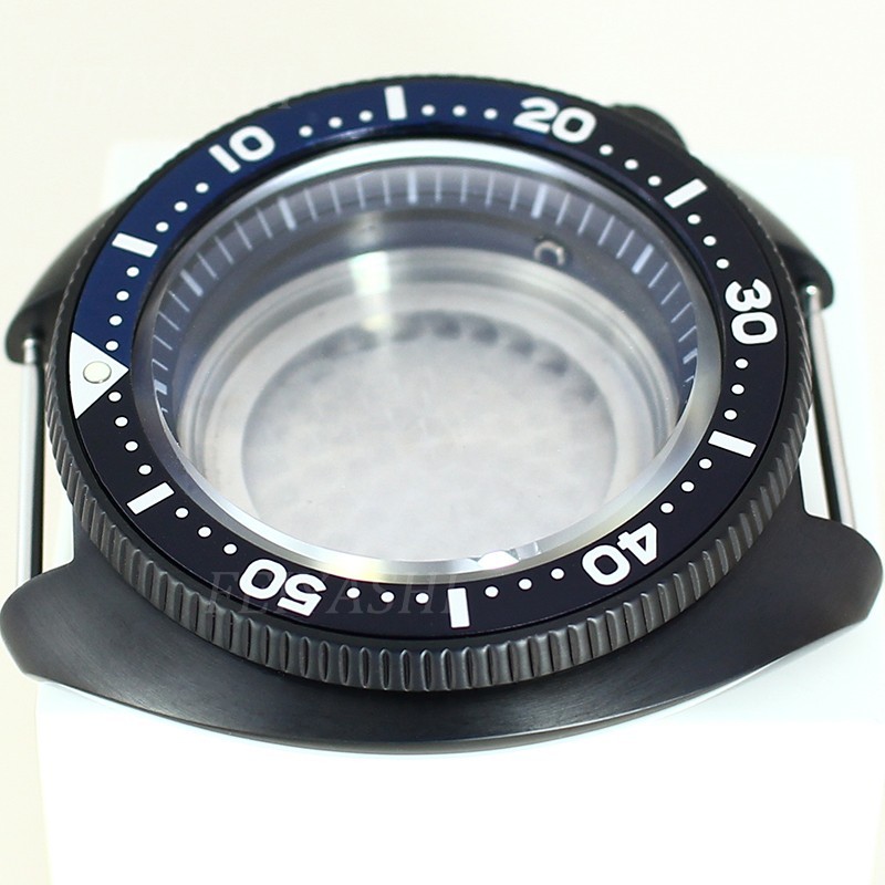 44mm Modify turtle 6105 Mod Watch Case 316L Stainless 10ATM For Seiko NH35 36 38