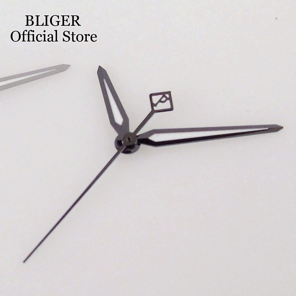 BLIGER New Luminous Silver Rose Gold Watch Hand Needles for NH35A NH36A ETA 2824