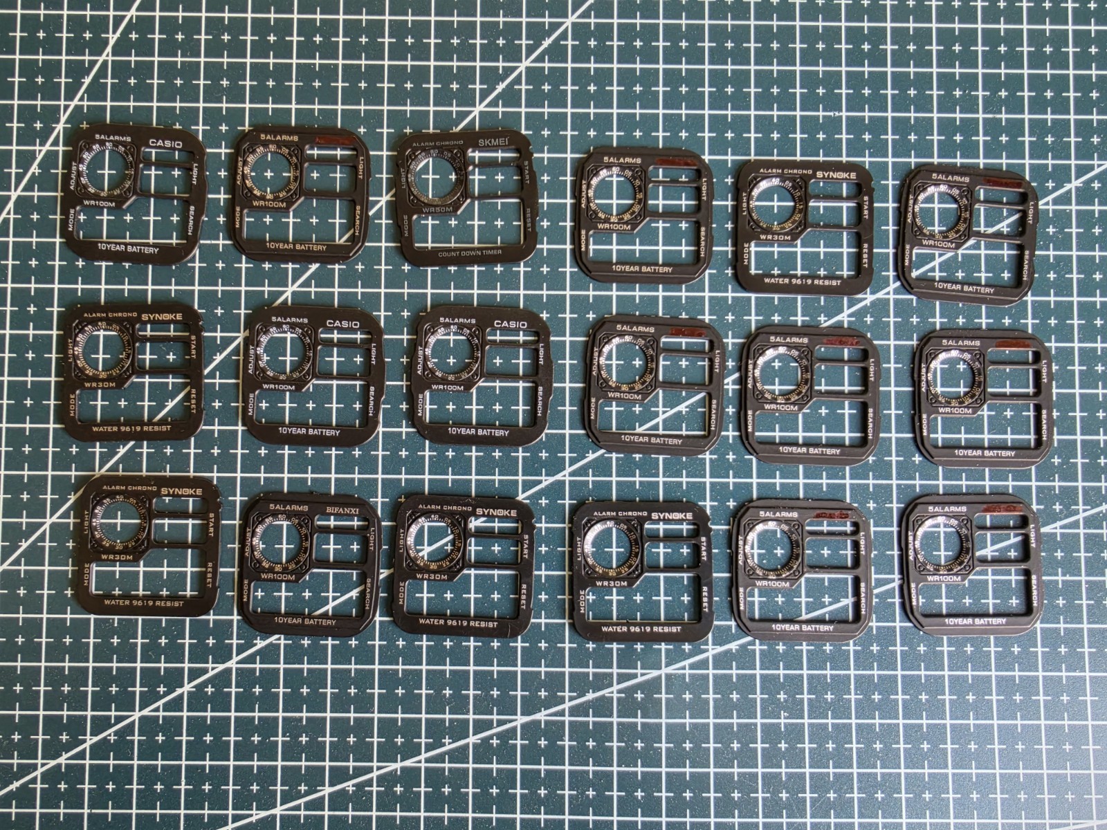 16 Aftermarket Casio AE1200 Faceplates