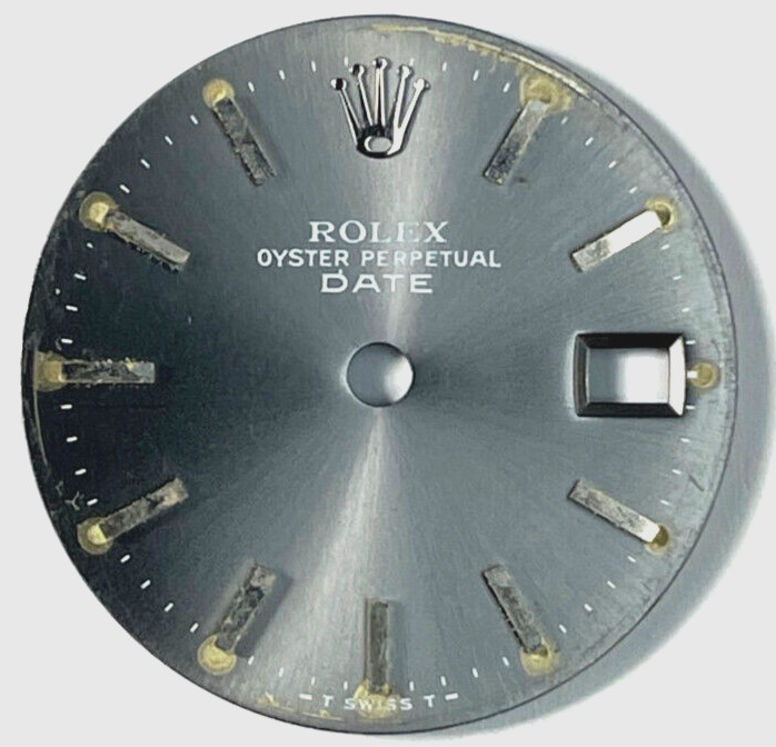 Vintage Rolex Oyster Perpertual Date Watch Dial For 26mm Case 6517 6519 6917