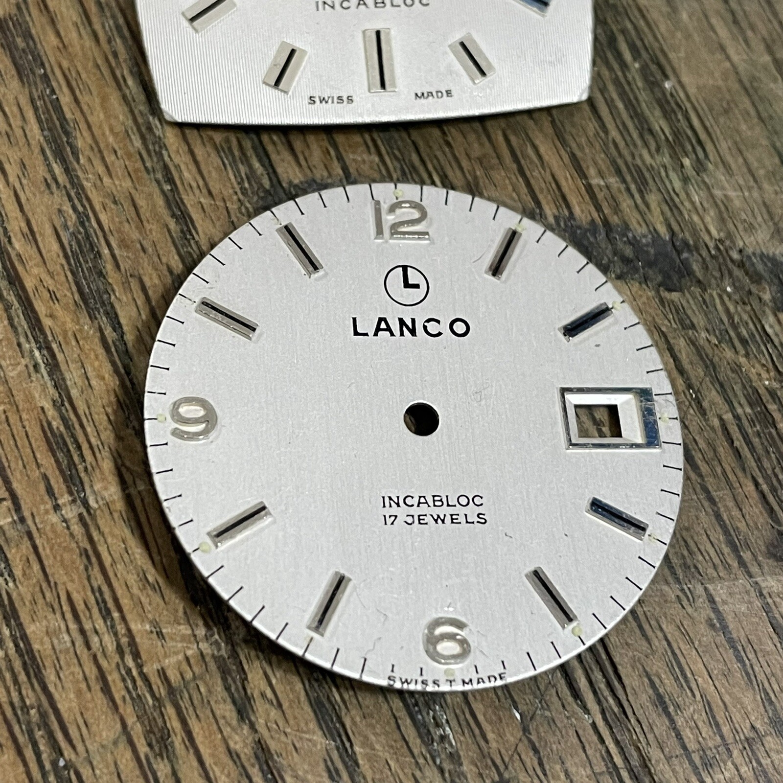 Lanco Watch Dials 17 jewels incabloc 29mm & 25mm x 26.5mm