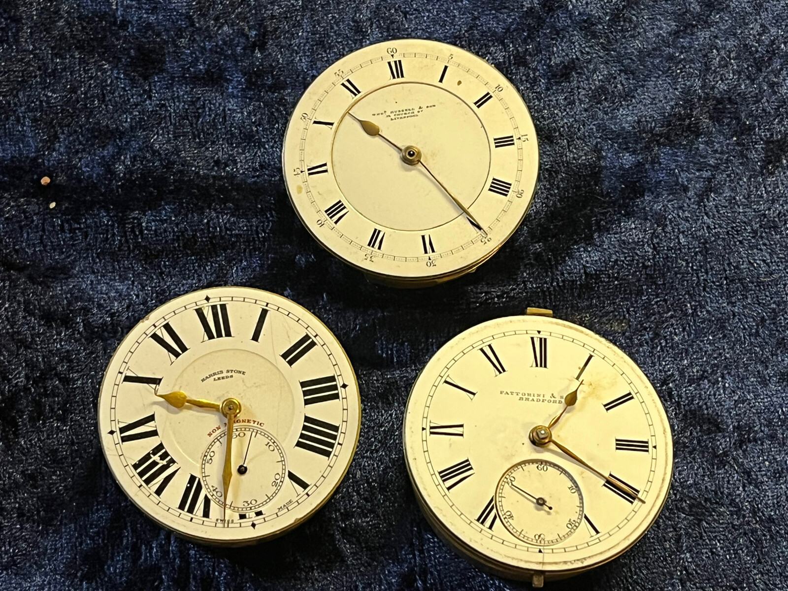 Antique Watch Faces Fattorini Spares Repairs Time Piece Items Unusual 80