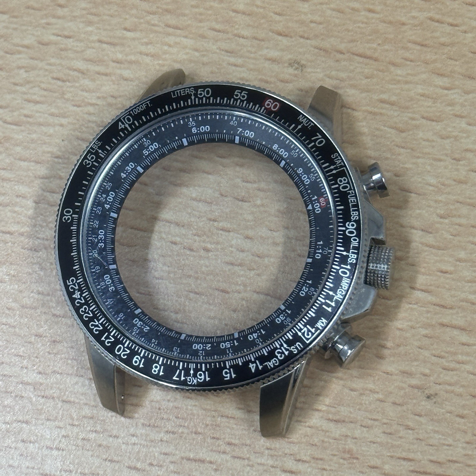Seiko V172-0AC0 Watch Case – Seiko Solar Chronograph Brand New Rare Parts