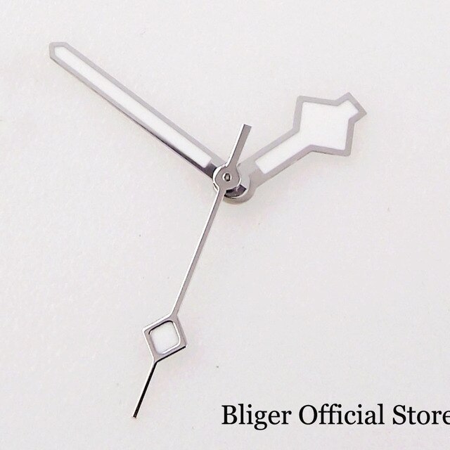BLIGER 29mm Black Gray Watch Dial Snowflake Hand Fit NH35 NH36 NH38 Without Date