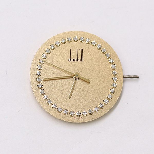 DUNHILL Genuine Movement QZ Men’s Women’s Watch Parts Gold Color For Parts #3