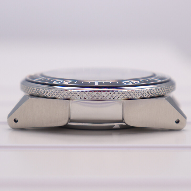 Modified Seiko Samurai 43.8mm Watch Cases Sapphire Glass For Seiko NH35 Movement