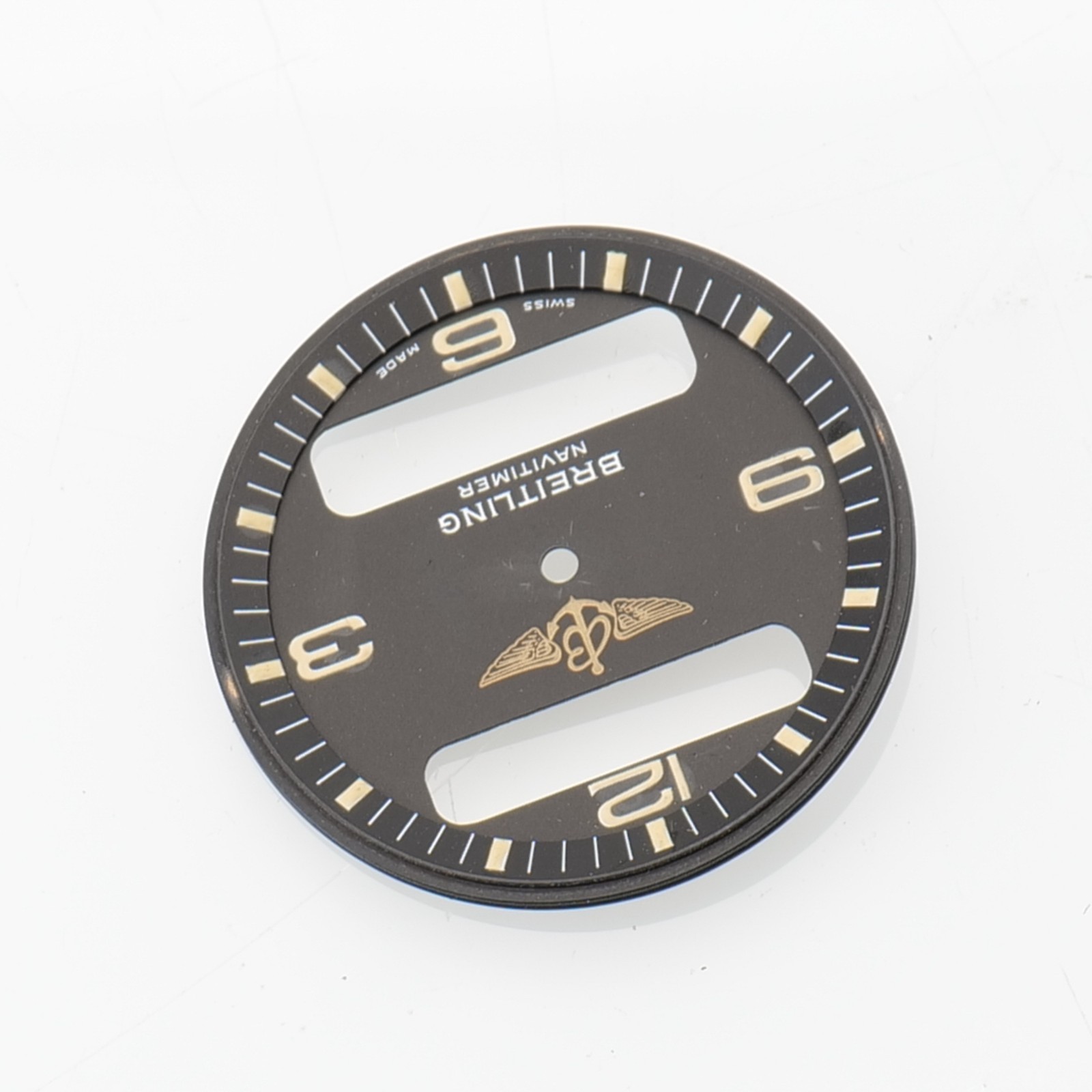 BREITLING AEROSPACE CHARCOAL GRAY DIAL WATCH PART GENUINE GENUINE 32.6MM