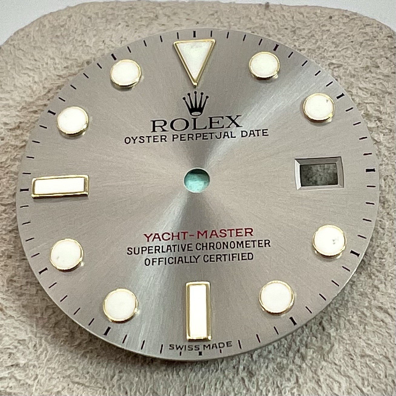 Rolex FACTORY Original Slate Gray Dial for 40mm Yacht Master Gold 16623 16628