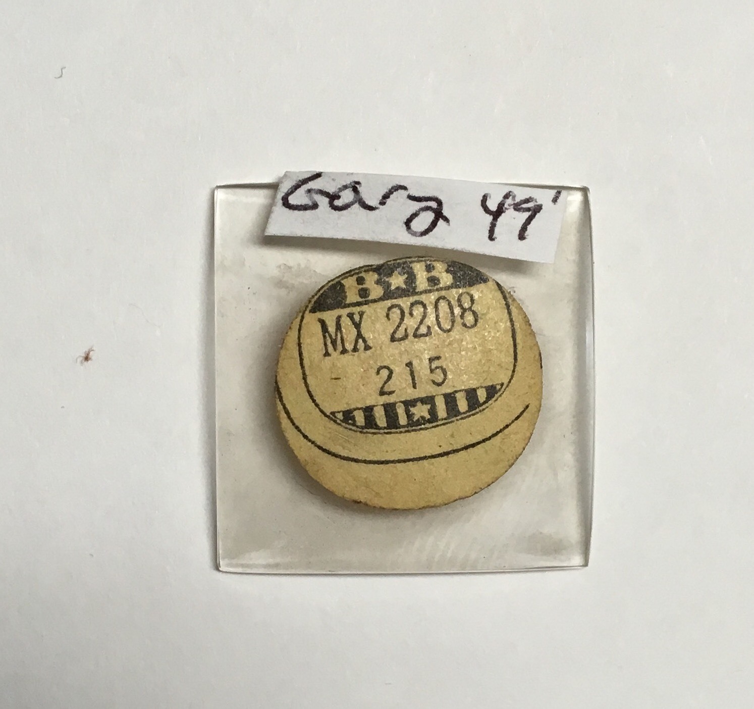 NOS Vintage 1949 Hamilton Gary Watch Glass Crystal