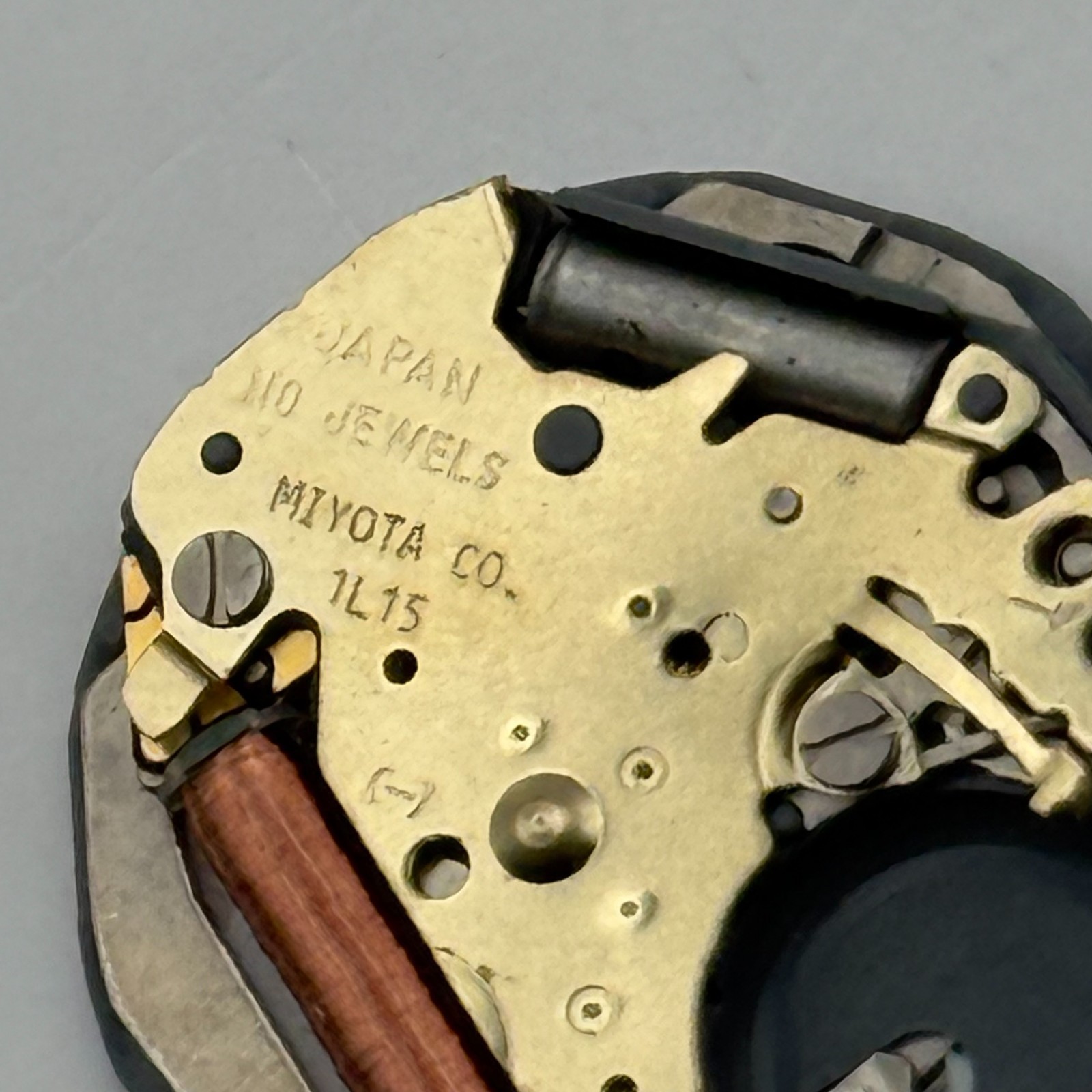Miyota 1L15 Watch Movement Quartz Japan Untested Parts Repair Spares 16.1mm