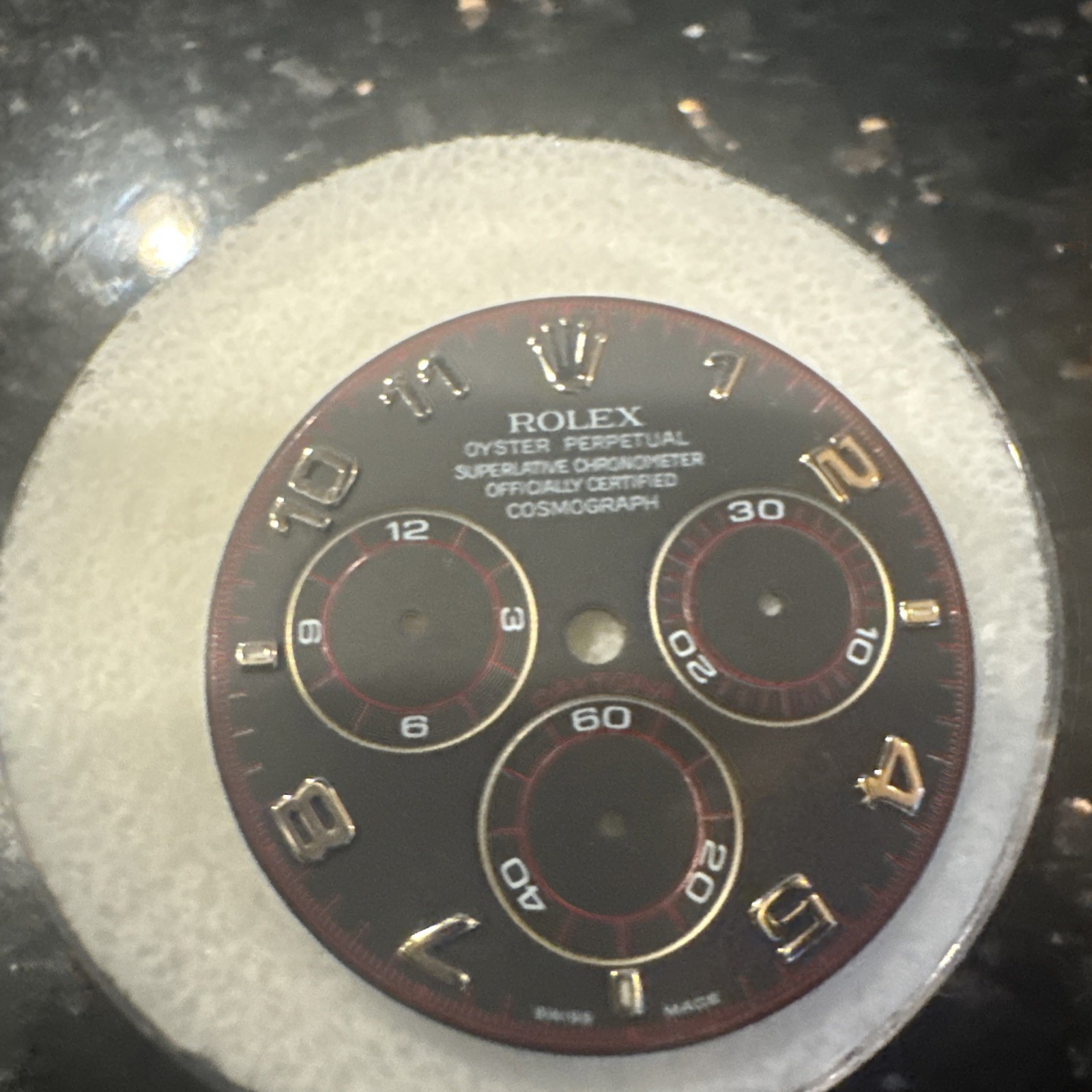 Genuine Rolex Daytona Black Racing Dial 116509 White Gold Cal. 4130 #82 Genuine