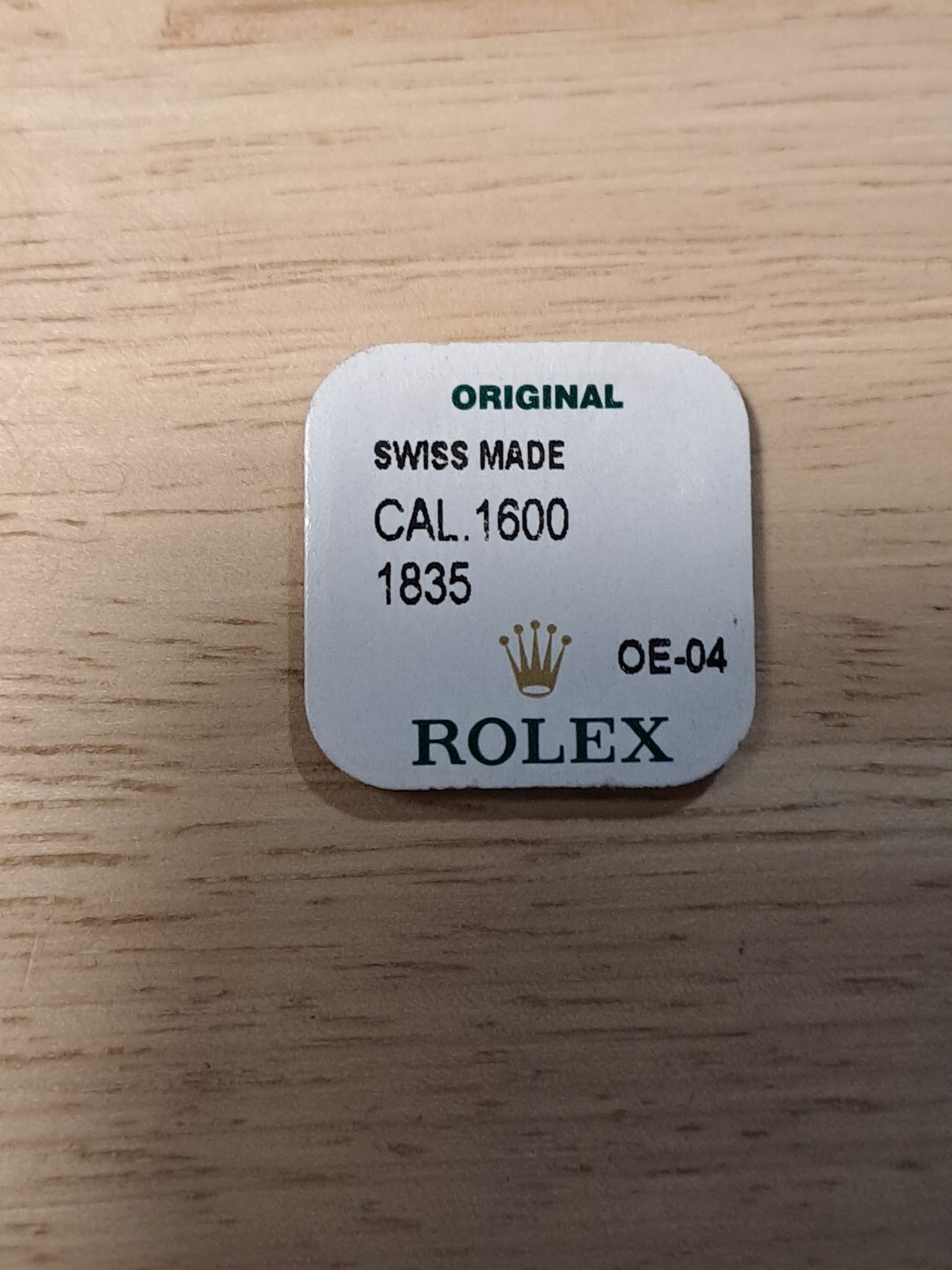 Rolex 1600 Parts – 1835 Roller Genuine New