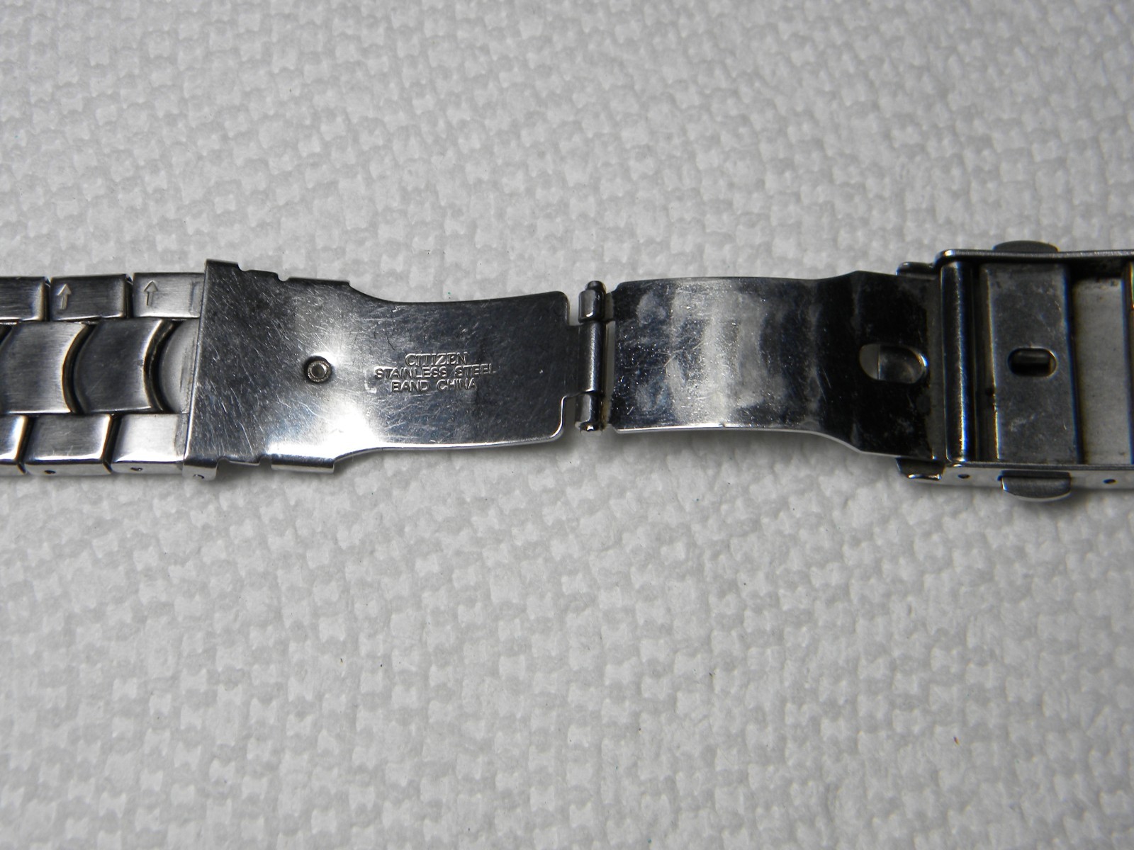 Marked Citizen Metal Stainless Steel Wrist Watch Band Only to Restore or Parts