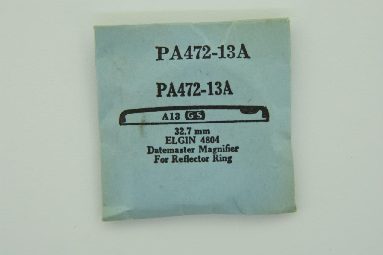 VTG NOS G-S Acrylic Watch Crystal PA472-13A 32.7MM Elgin Datemaster 4804