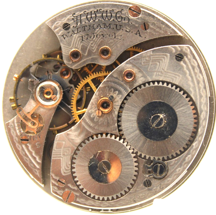 1922 WALTHAM POCKET WATCH MOVEMENT 24161681 GRADE: 225 12s 17j (JR2)