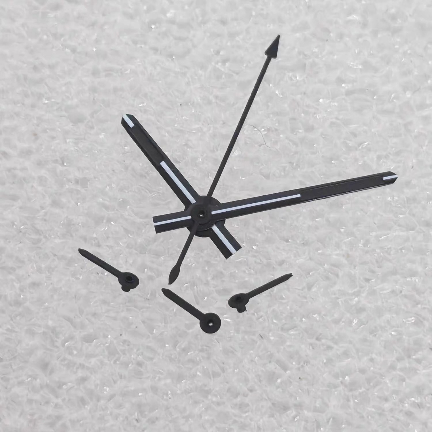 1 Set Black Arrow Luminous Watch Hand (6 PCS) for Quartz Movement VK63