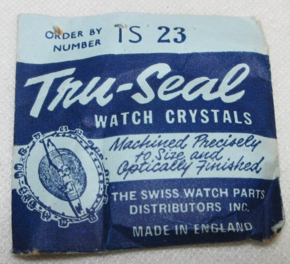 TRU-SEAL WATCH CRYSTAL TS 23 WATCHMAKER REPLACEMENT PART #249