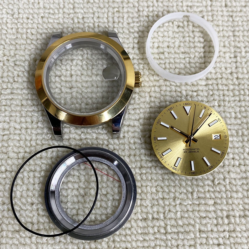 41mm Datejust Style Case & Dial Set Luminous Fits NH35 NH36 Movement