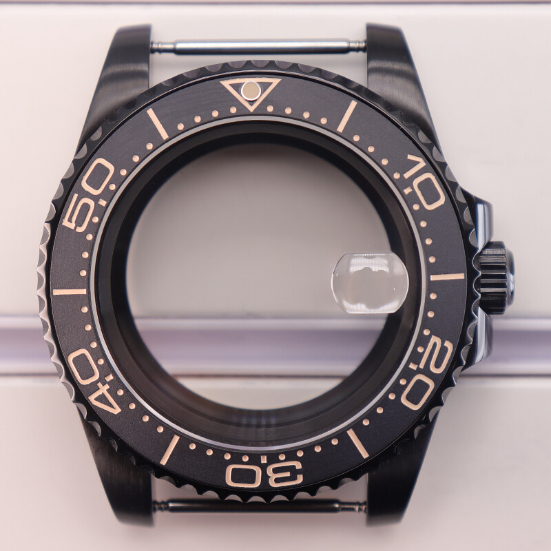 Watch Repair 40mm Dive Case Sapphire Glass Fits Seiko NH35 NH36 NH38 Movement