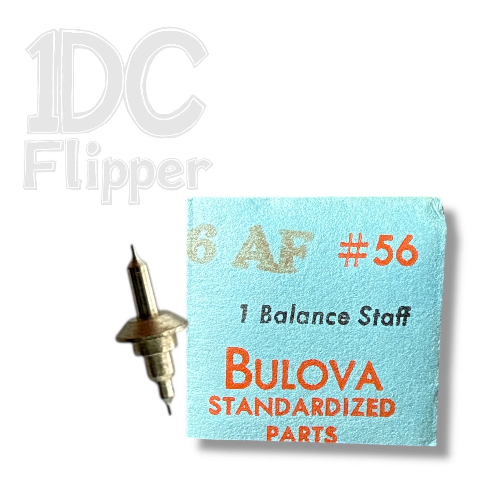 Bulova 6AF Balance Staff #56 100/165 Font 332, Benrus T Fits Multiple, Read List