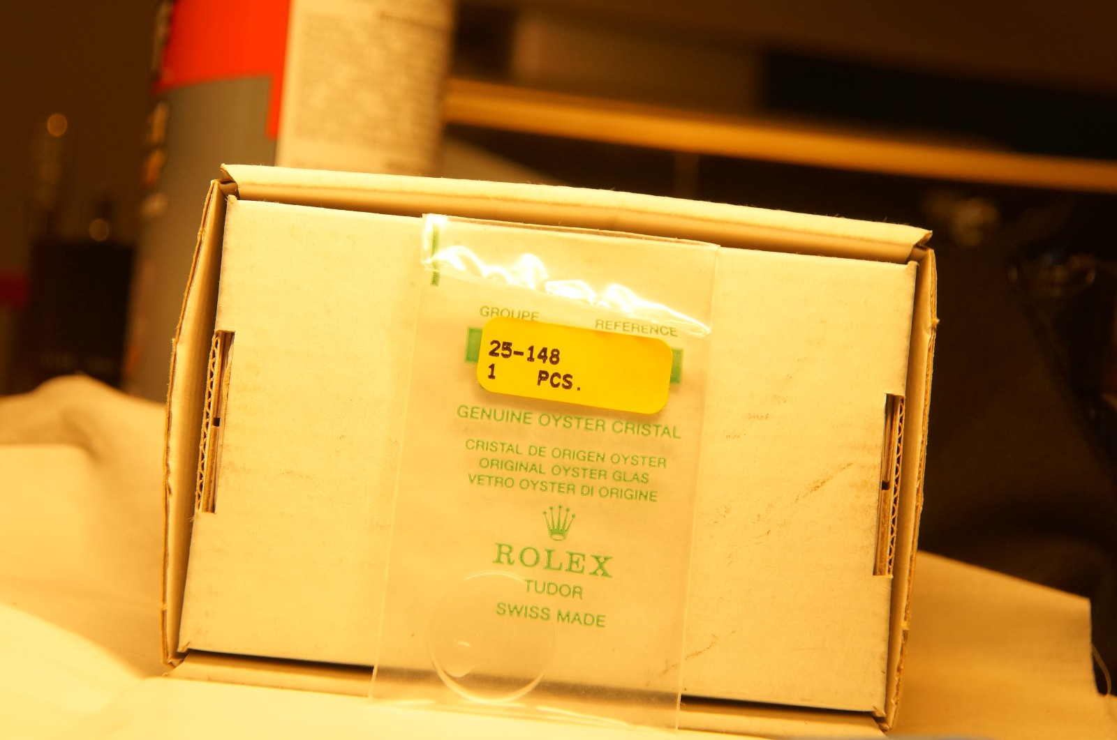 Genuine Rolex Osyter cyclops acrylic crystal 25-148 New in factory packaging