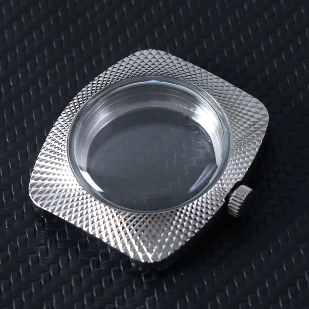 New NH35 Watch Case Accessories 36.5MM*41MM Case Case Dome Acrylic Glass for Sei