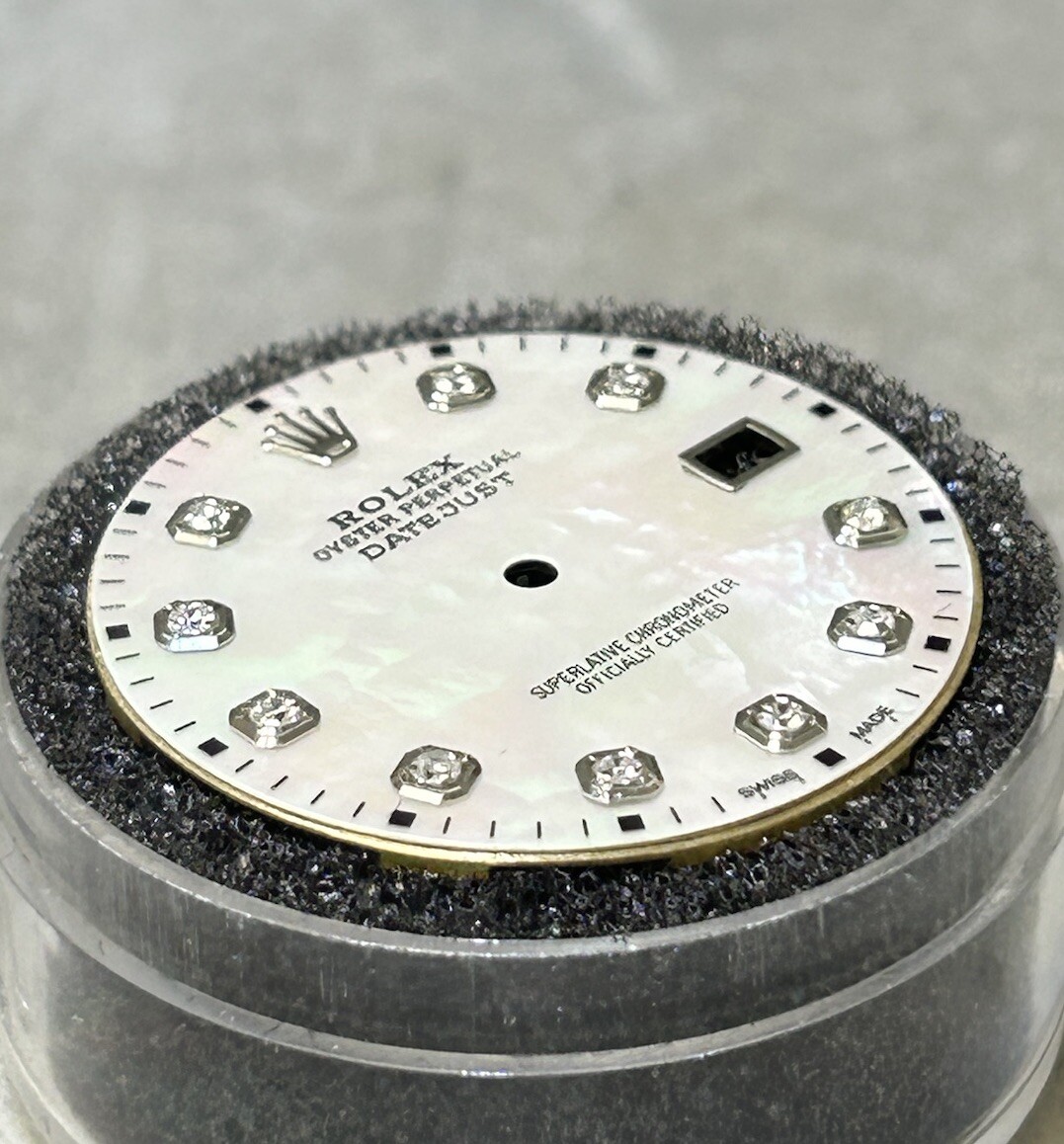 Rolex Mens Datejust Custom MOP Diamond Dial 36mm For Models 126234 & 126200