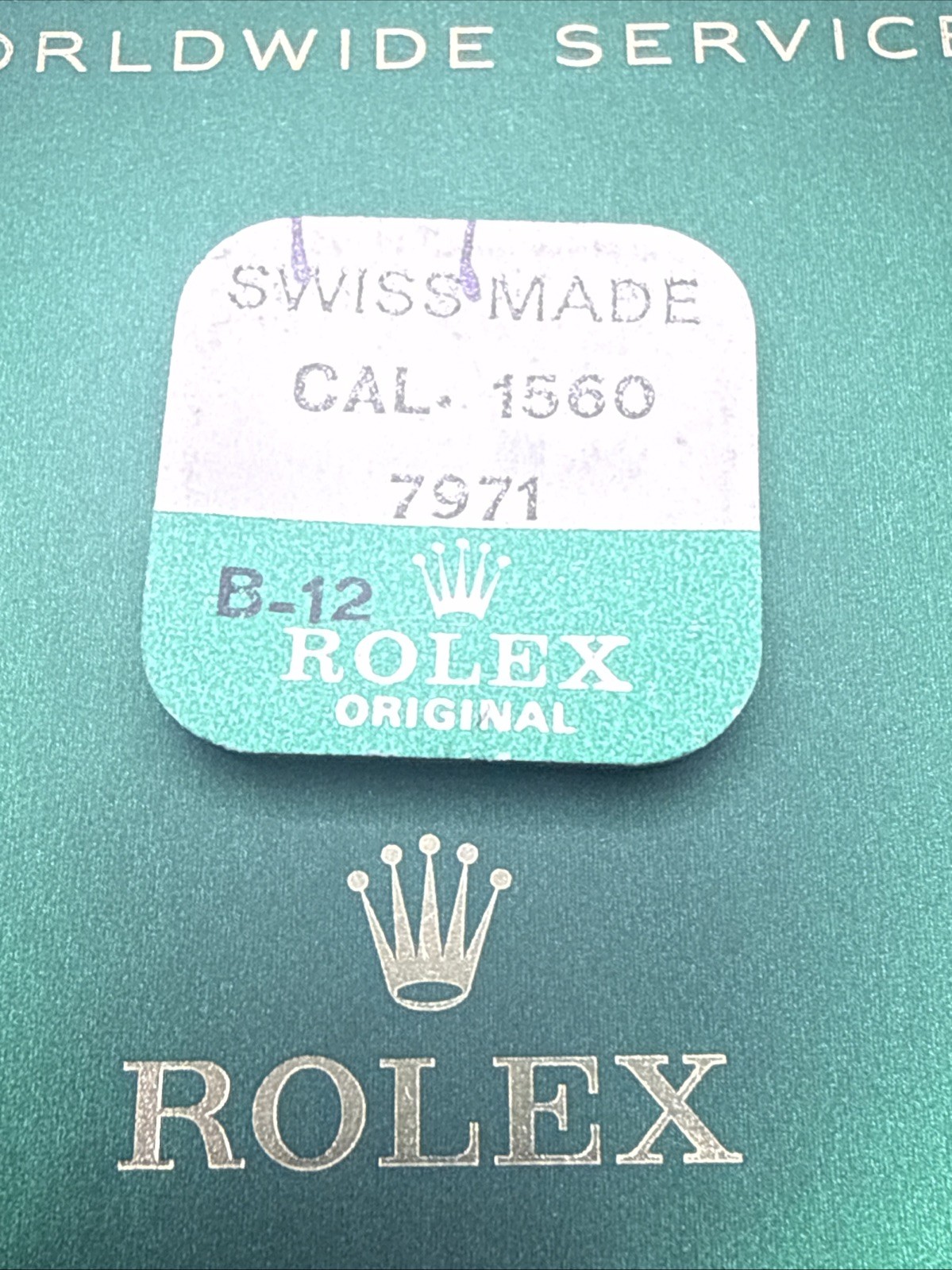 Rolex Cal.1560 Genuine Part 7971 Protecting Spring for Hairspring New Sealed