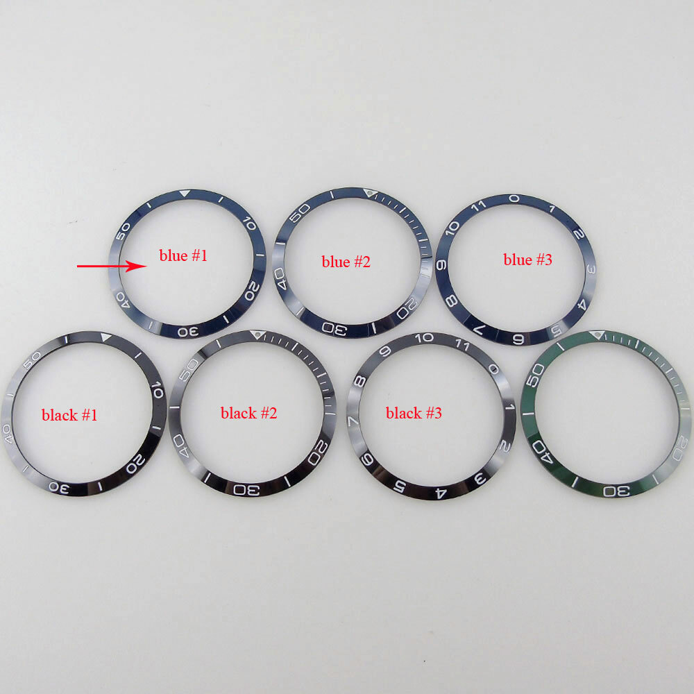 39.2mm black blue green ceramic bezel insert bezel for 41mm corgeut mens watch
